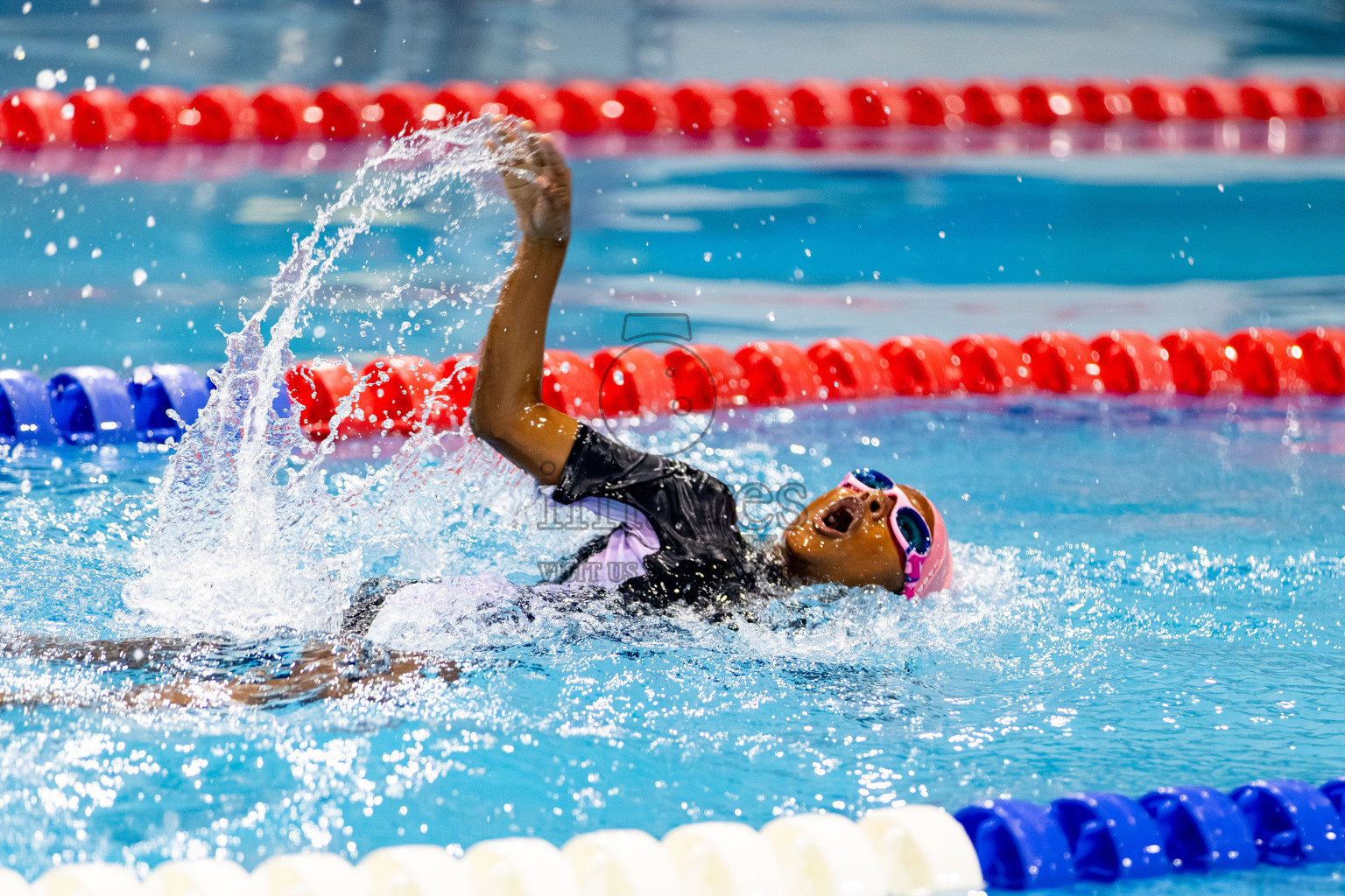 Day 2 of BML 6th National Kids Swimming Kids Festival 2025 held in Hulhumale', Maldives on Tuesday, 4th November 2024. Photos: Hassan Simah / images.mv