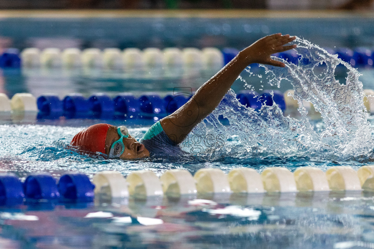 Day 7 of 4th National Kids Swimming Festival 2023 on 7th December 2023, held in Hulhumale', Maldives Photos: Mohamed Mahfooz Moosa / Images.mv