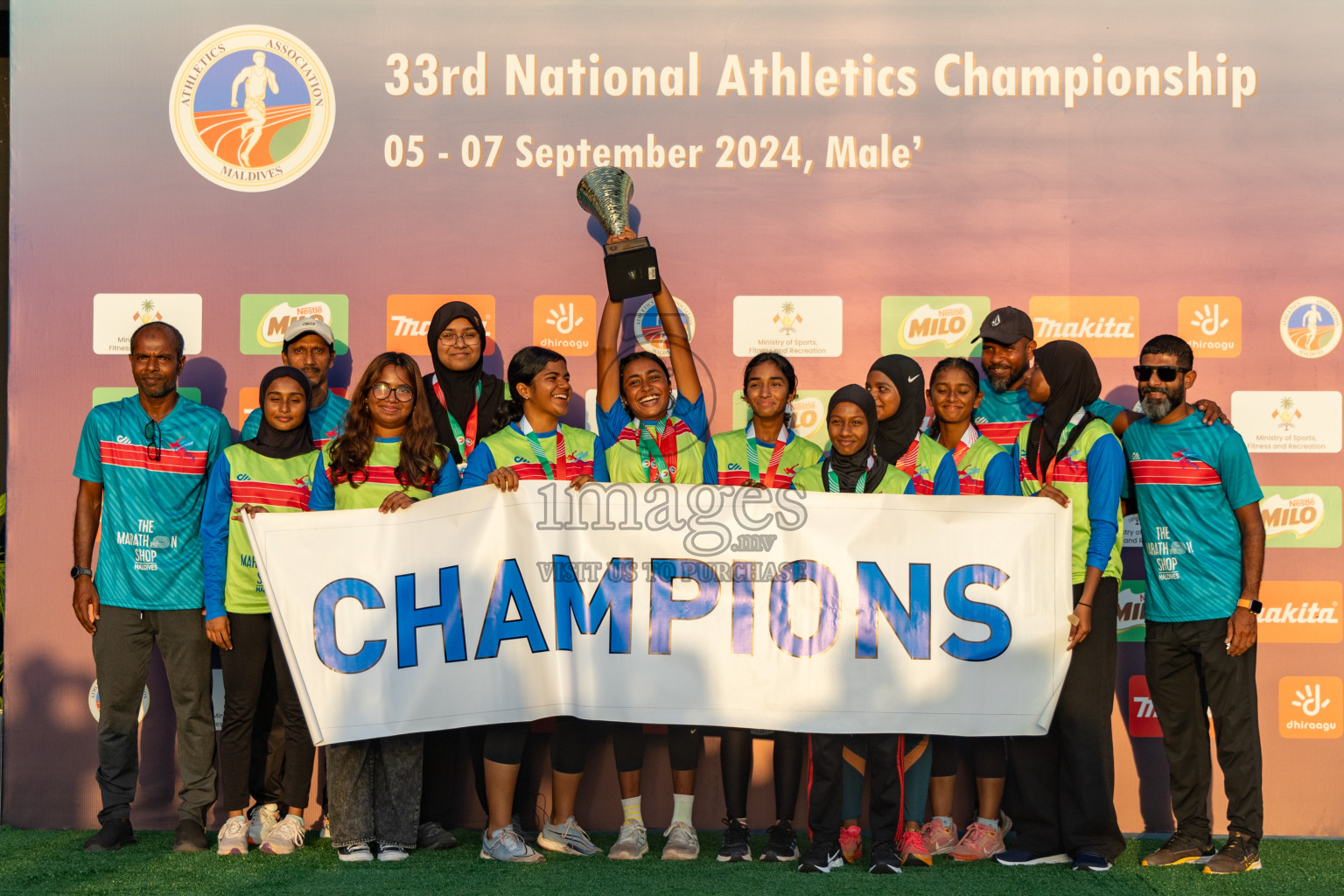 Day 3 of 33rd National Athletics Championship was held in Ekuveni Track at Male', Maldives on Saturday, 7th September 2024. Photos: Hassan Simah / images.mv