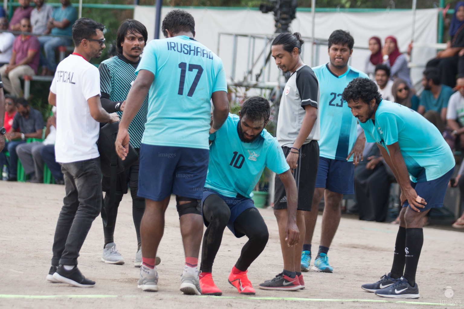MMA vs IGMH in Inter Office Handball Tournament 2019 - Men's 2nd Division Final, held in National Handball Grounds on 5th March 2019 (Hassan Simah /Images.mv)
