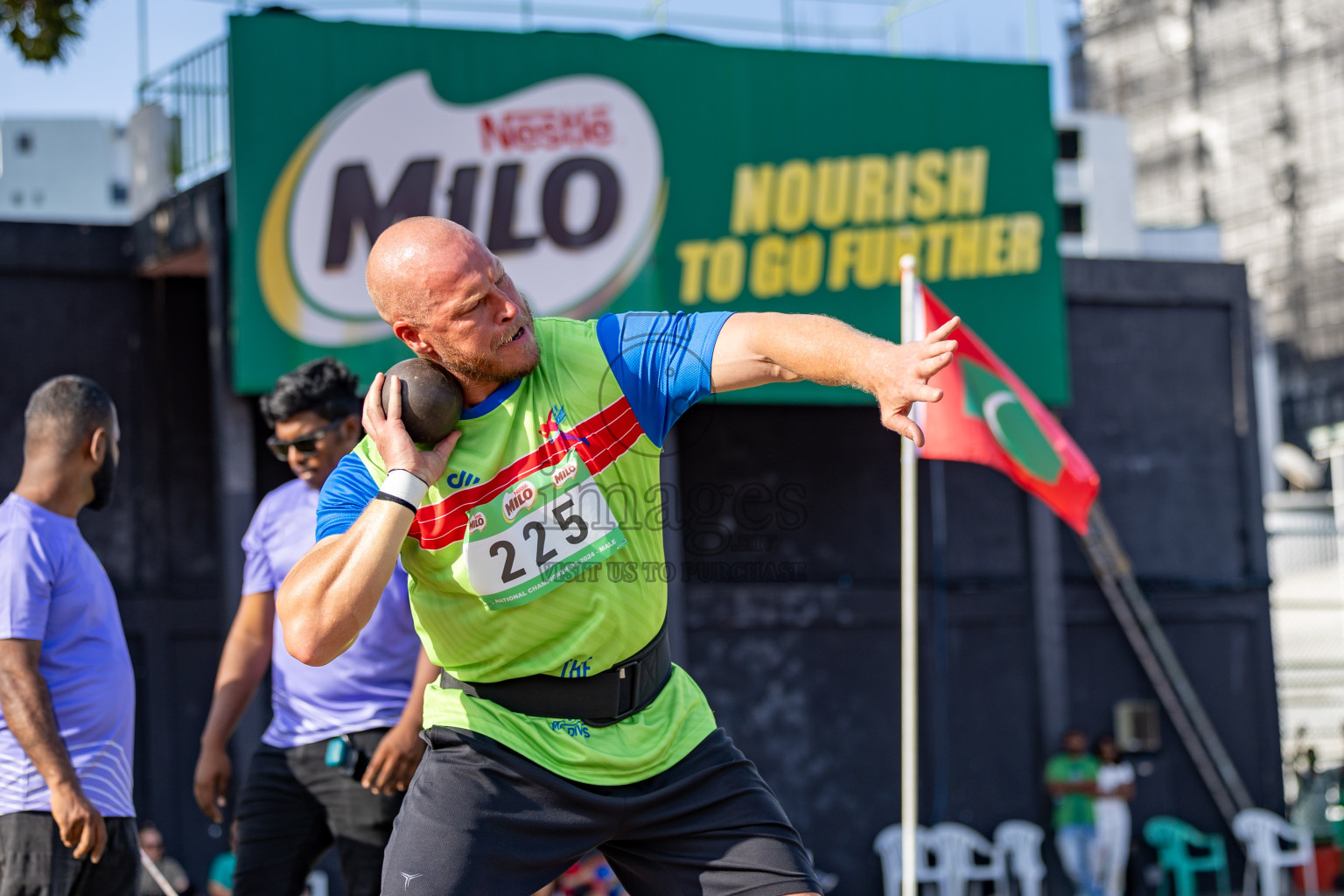 Day 3 of 33rd National Athletics Championship was held in Ekuveni Track at Male', Maldives on Saturday, 7th September 2024. Photos: Hassan Simah / images.mv