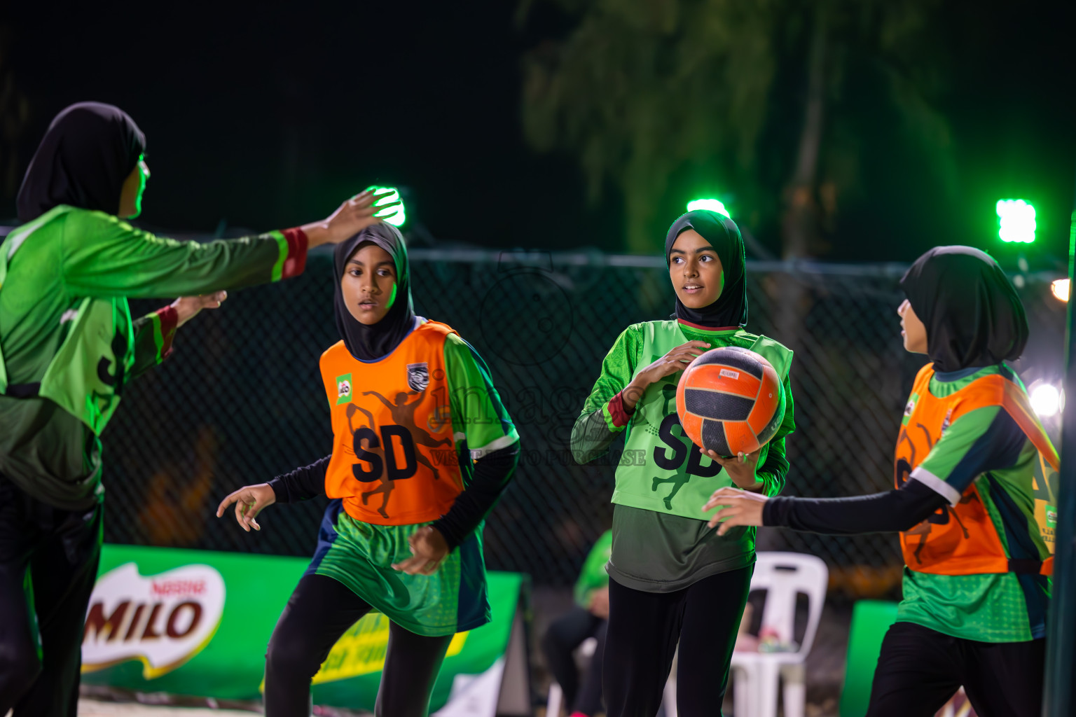 Finals of Milo Ramadan Half Court Netball Challenge on 24th March 2024, held in Central Park, Hulhumale, Male', Maldives
Photos: Ismail Thoriq / imagesmv