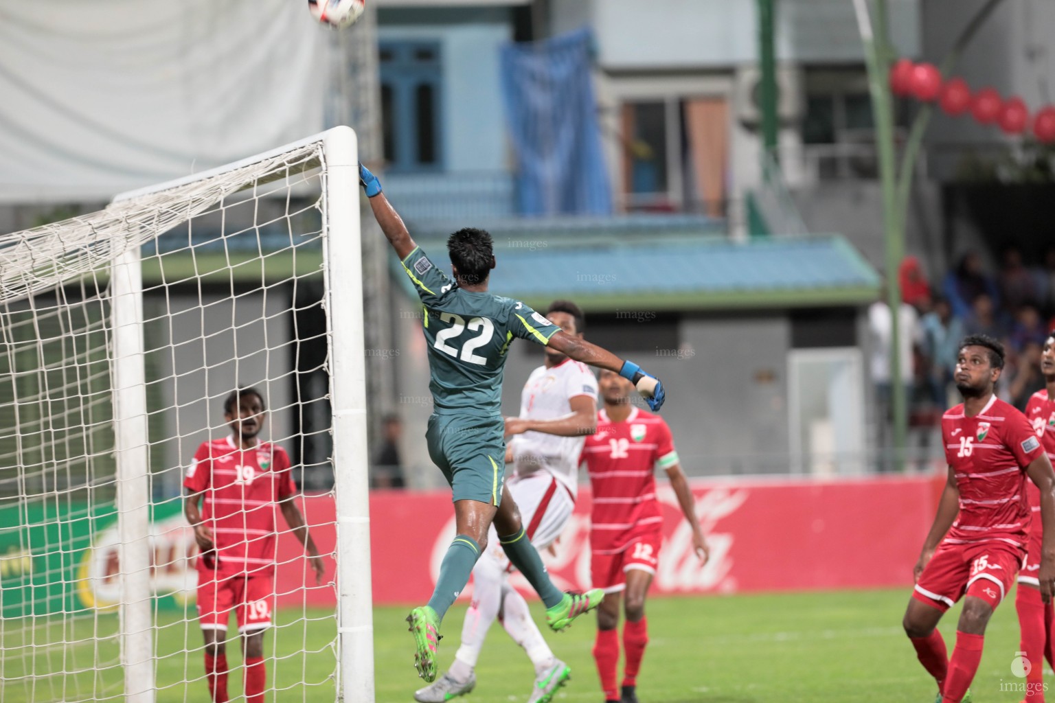 Asian Cup Qualifier between Maldives and Oman in National Stadium, on 10 October 2017 Male' Maldives. ( Images.mv Photo: Ismail Thoriq )