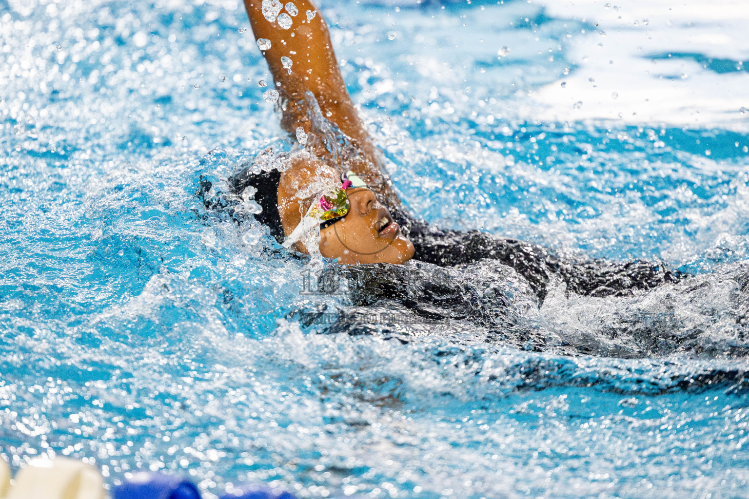 Day 4 of National Swimming Competition 2024 held in Hulhumale', Maldives on Monday, 16th December 2024. 
Photos: Hassan Simah / images.mv