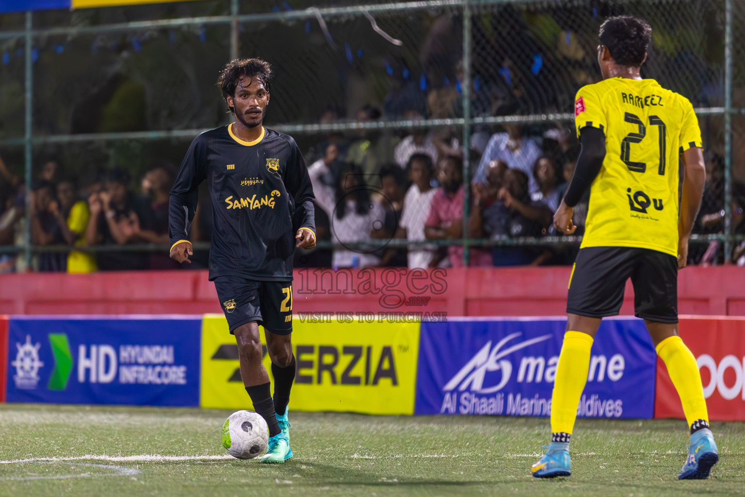 Lh Naifaru vs Lh Olhuvelifushi in Day 21 of Golden Futsal Challenge 2024 was held on Sunday , 4th February 2024 in Hulhumale', Maldives
Photos: Ismail Thoriq / images.mv