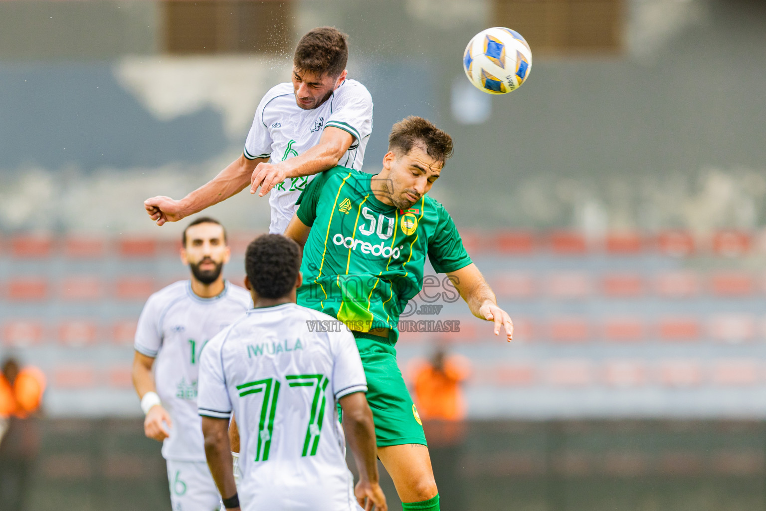 Maziya SC vs Al Arabi SC in AFC Challenge League 2025/26 Preliminary Stage was held at National Stadium in Male', Maldives on Tuesday, 12th August 2025. Photos: Areef Adam / images.mv
