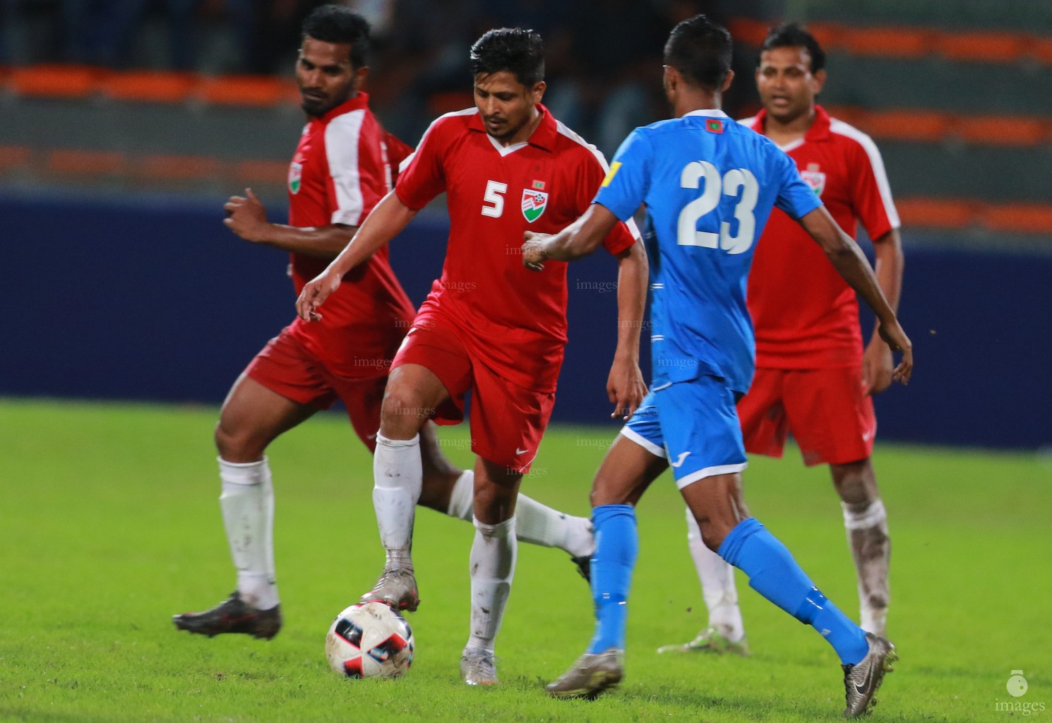 Exhibition Match Played between 2008 SAFF championship winners @ national team Monday , August . 29, 2016.(Images.mv Photo/ Abdulla Abeedh).