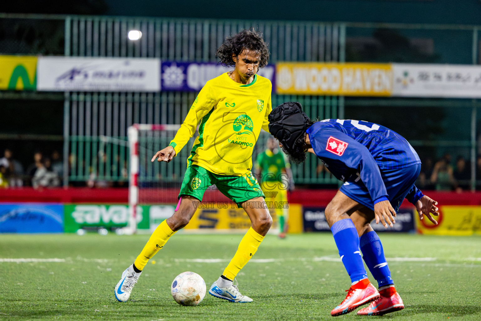 Gdh Vaadhoo vs GA Villingili in zone round Day 30 of Golden Futsal Challenge 2025 was held on Monday , 3rd February 2025, in Hulhumale', Maldives. Photos: Nausham Waheed / images.mv