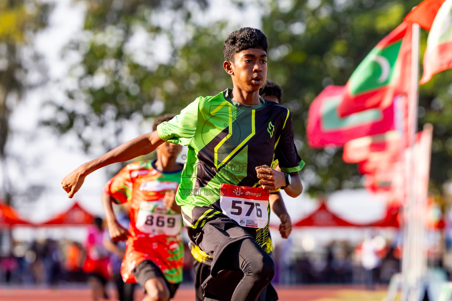 Day 3 of Inter-school Athletics Championship 2025 held in Ekuveni Synthetic Track, Male', Maldives on Wednesday, 08th October 2025. Photos by: Nausham Waheed / Images.mv