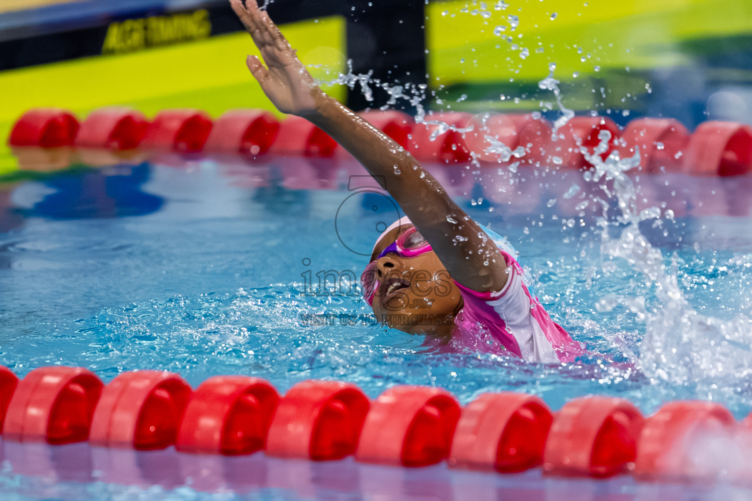 Day 1 of BML 6th National Kids Swimming Kids Festival 2025 held in Hulhumale', Maldives on Monday, 3rd November 2025. Photos: Nausham Waheed / images.mv