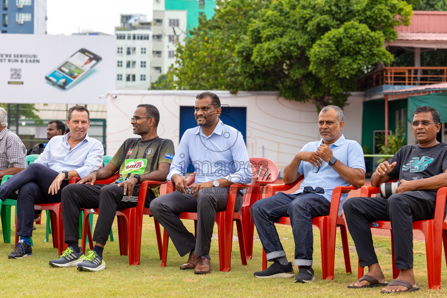 DSC v Ministry of Sport & Fitness in Day 3 of the Office Tournament of Milo Ramadan Cricket Carnival held on 25th March 2024, in Ekuveni Cricket Grounds, Male', Maldives.
Photos: Ismail Thoriq / images.mv