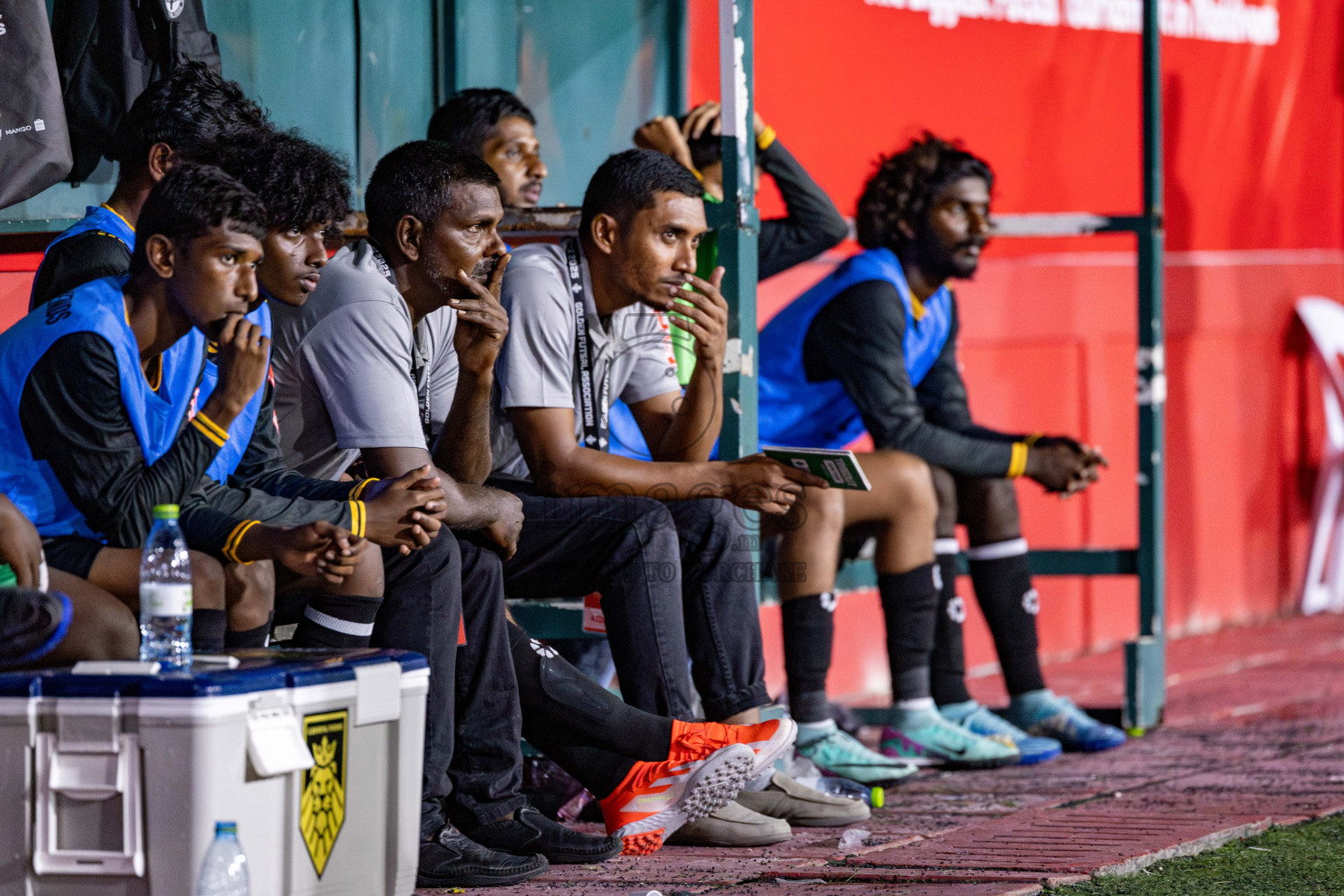 B Fehendhoo VS B Eydhafushi in Day 21 of Golden Futsal Challenge 2025 was held on Saturday, 25 January 2025, in Hulhumale', Maldives. 
Photos: Hassan Simah / images.mv