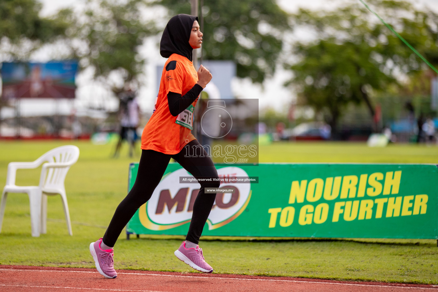 Day 2 of National Athletics Championship 2023 was held in Ekuveni Track at Male', Maldives on Friday, 24th November 2023. Photos: Hassan Simah / images.mv