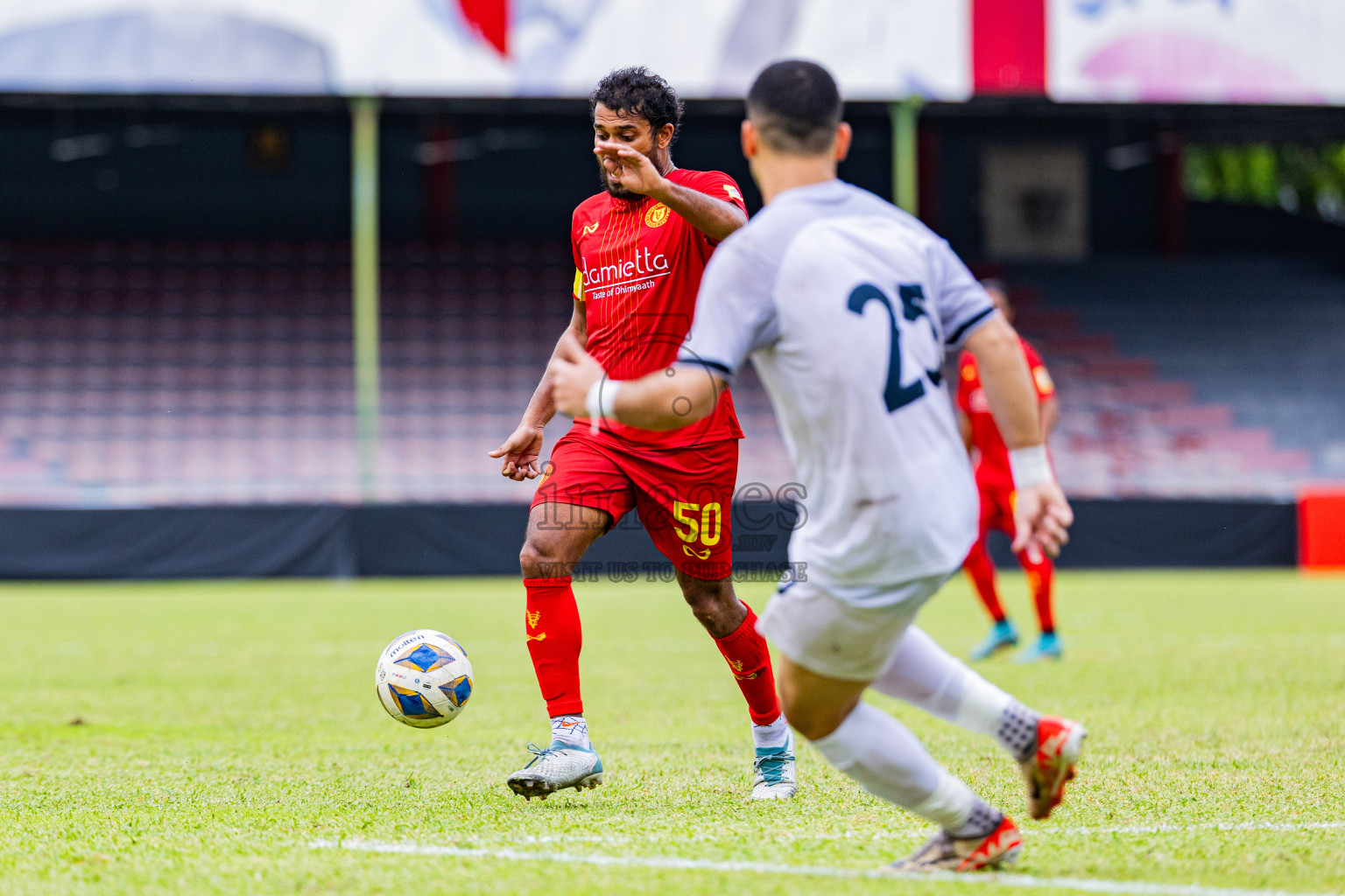 Club Green Streets vs Victory Sports Club in Dhivehi Premier League 2025/26 held in National Football Stadium, Male', Maldives on Thursday, 25th September 2025. Photos: Areef Adam / Images.mv