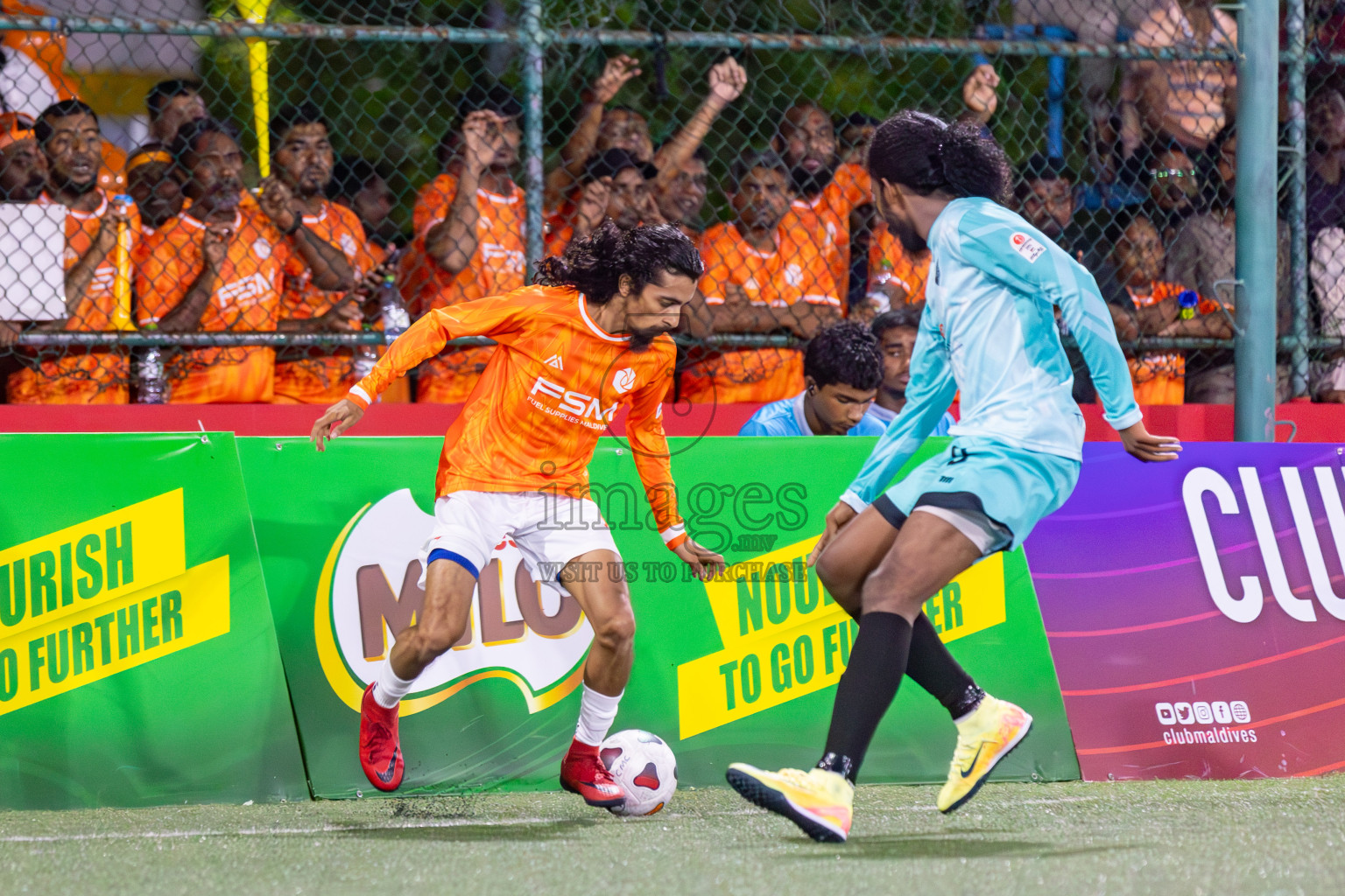 TEAM FSM vs CLUB TTS in Club Maldives Cup 2024 held in Rehendi Futsal Ground, Hulhumale', Maldives on Tuesday, 1st October 2024. Photos: Hassan Simah / images.mv