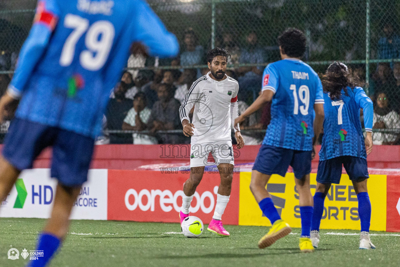 GA Gemanafushi vs GA Dhaandhoo in Day 1 of Golden Futsal Challenge 2024 was held on Monday, 15th January 2024, in Hulhumale', Maldives Photos: Ismail Thoriq / images.mv