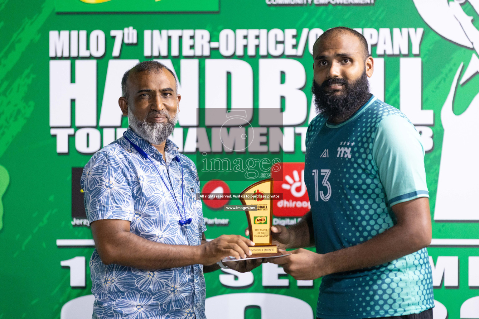 1st Division Final of 7th Inter-Office/Company Handball Tournament 2023, held in Handball ground, Male', Maldives on Monday, 24th October 2023 Photos: Nausham Waheed/ Images.mv