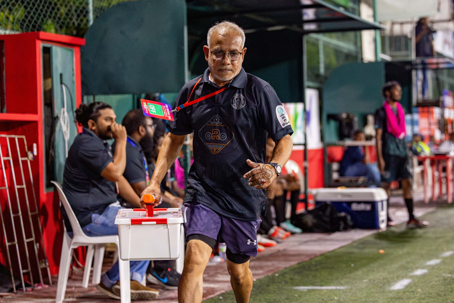 KHAARIJEE VS SDFC in Club Maldives Classic 2024 held in Rehendi Futsal Ground, Hulhumale', Maldives on Friday, 6th September 2024. 
Photos: Hassan Simah / images.mv