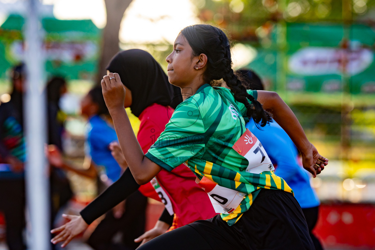 Day 2 of Inter-school Athletics Championship 2025 held in Ekuveni Synthetic Track, Male', Maldives on Tuesday, 07th October 2025. Photos by: Nausham Waheed / Images.mv