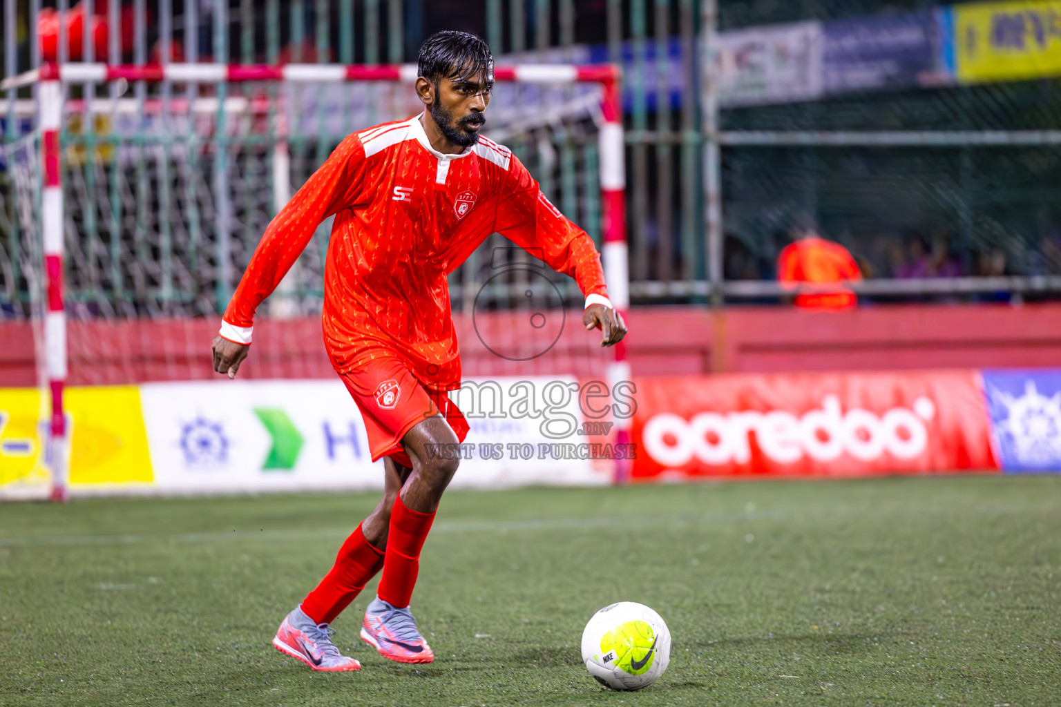 S Feydhoo vs S Hithadhoo in Day 26 of Golden Futsal Challenge 2024 was held on Friday , 9th February 2024 in Hulhumale', Maldives
Photos: Ismail Thoriq / images.mv