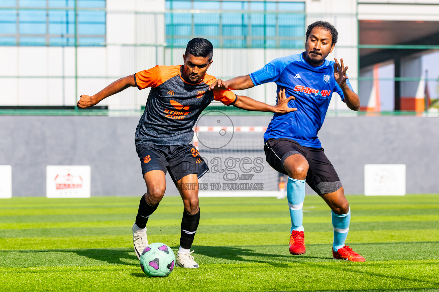 FC Calms vs FC Calms Blue in Day 7 of BG Futsal Challenge 2024 was held on Monday, 18th March 2024, in Male', Maldives Photos: Nausham Waheed / images.mv