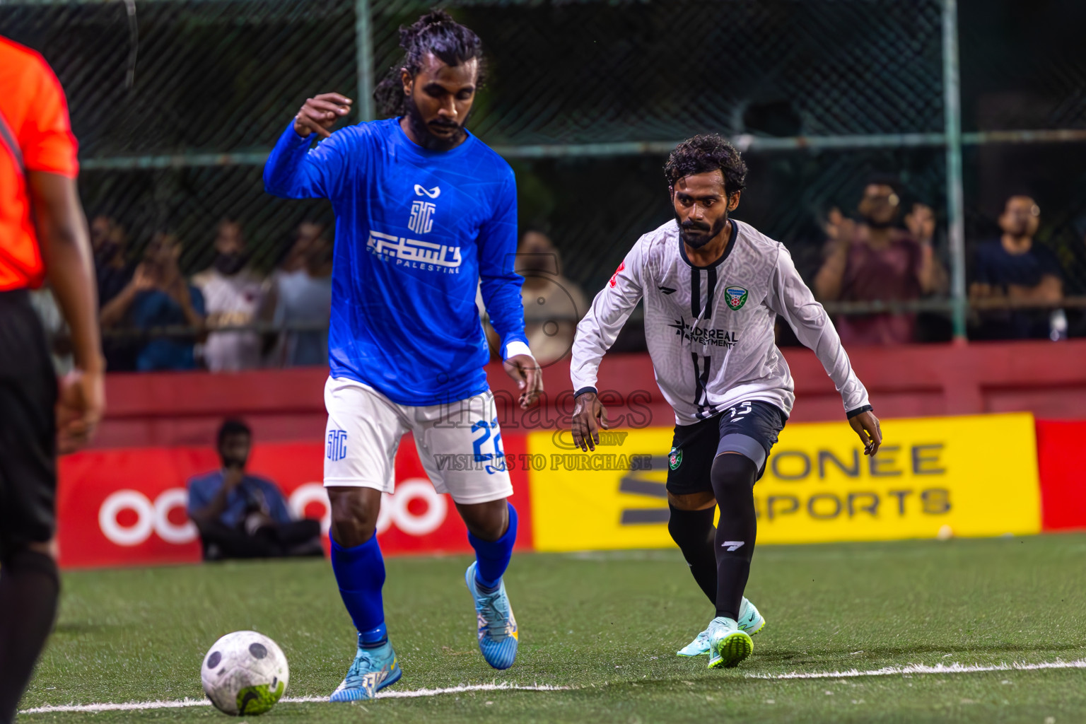 S Hithadhoo vs S Maradhoofeydhoo in Day 21 of Golden Futsal Challenge 2024 was held on Sunday , 4th February 2024 in Hulhumale', Maldives
Photos: Ismail Thoriq / images.mv