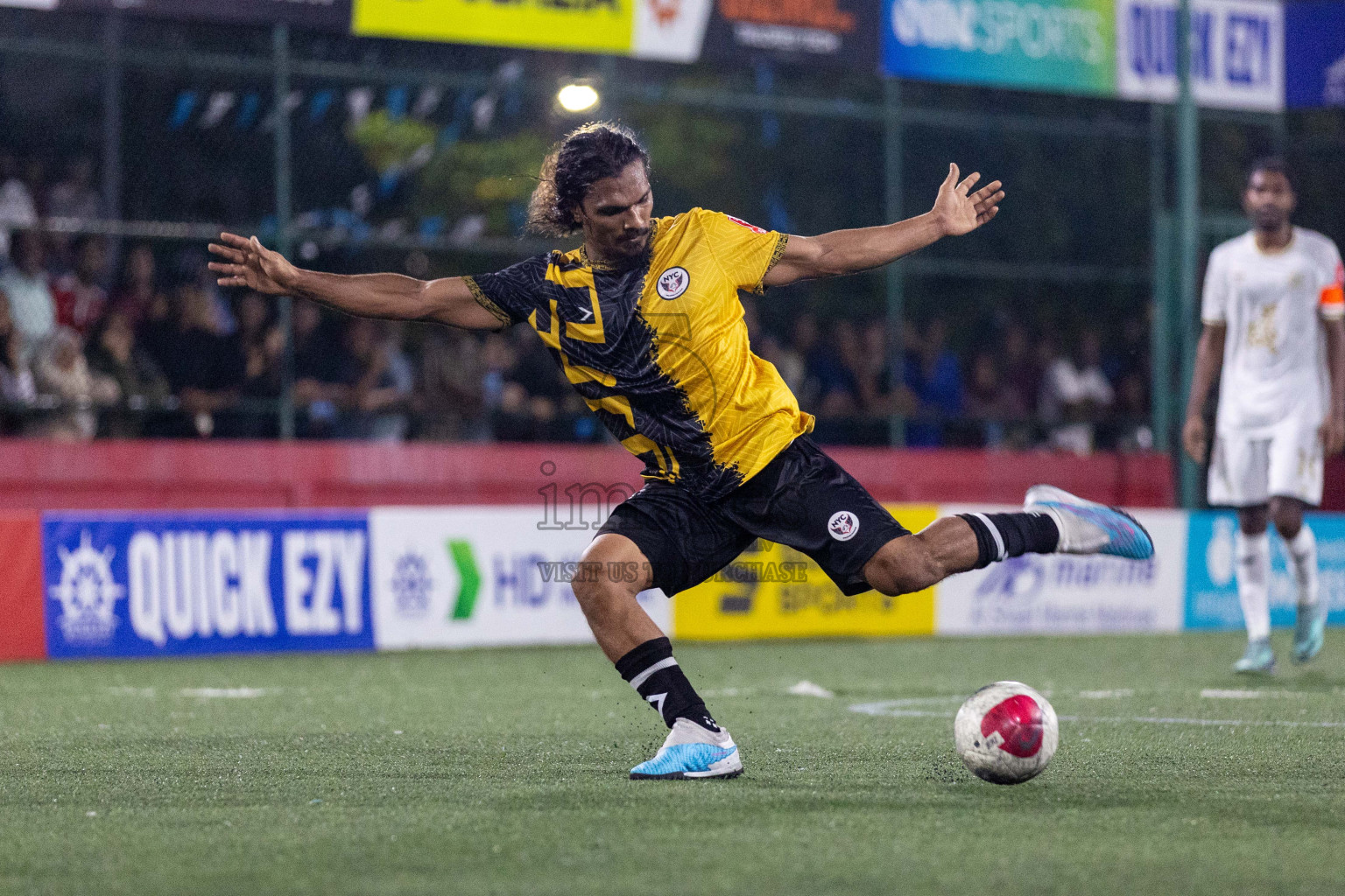 M Naalaafushi vs M Dhiggaru in Day 19 of Golden Futsal Challenge 2024 was held on Friday, 2nd February 2024 in Hulhumale', Maldives Photos: Nausham Waheed / images.mv