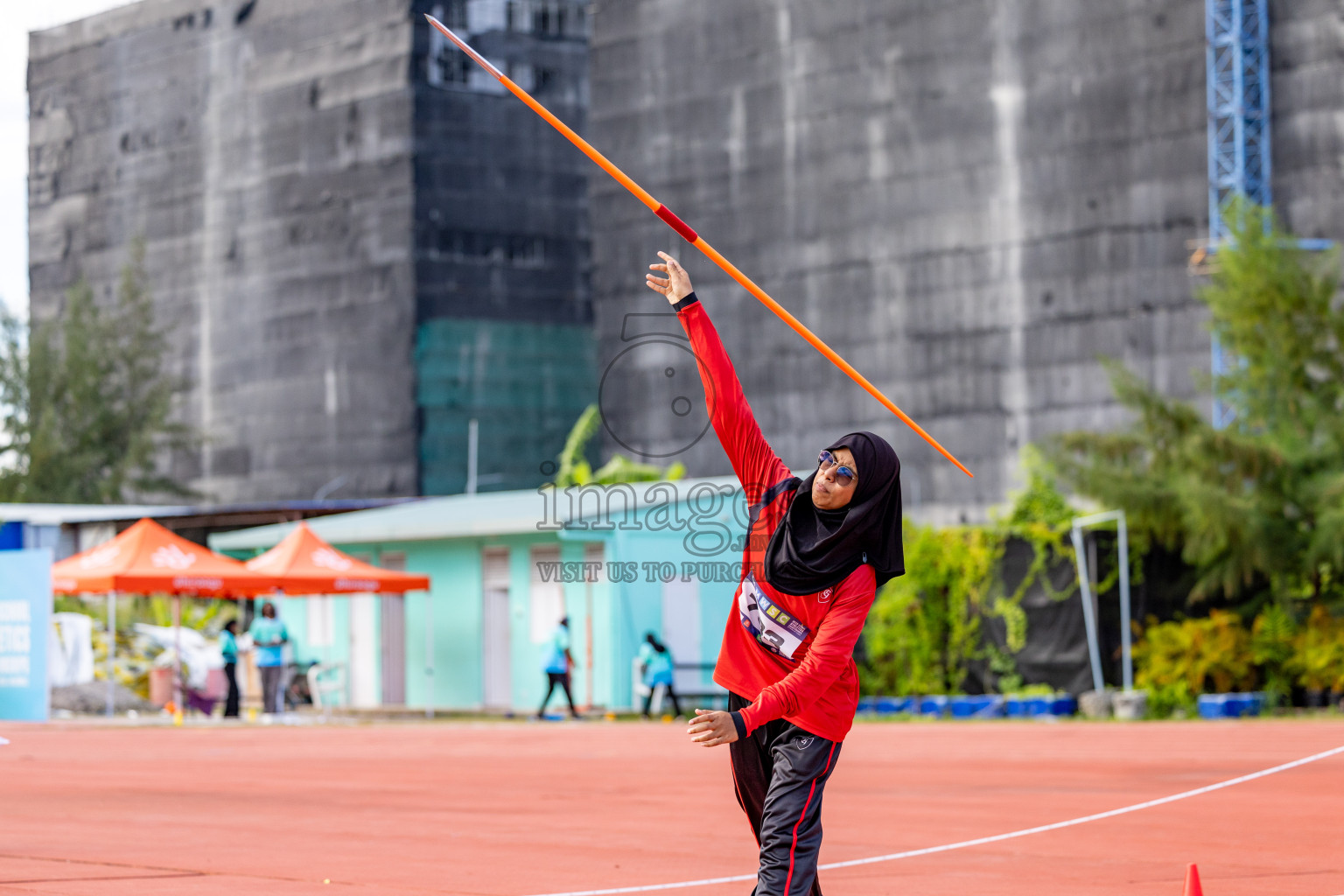 Day 2 of MWSC Interschool Athletics Championships 2024 held in Hulhumale Running Track, Hulhumale, Maldives on Sunday, 10th November 2024. 
Photos by: Hassan Simah / Images.mv