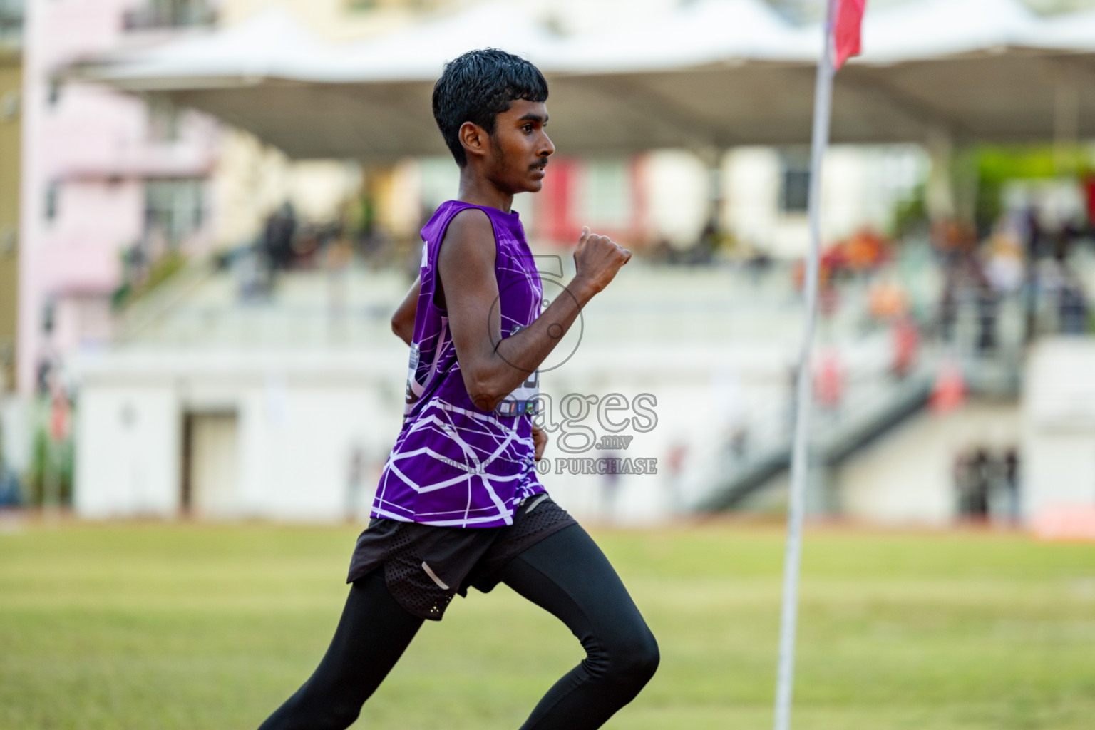 Day 2 of MWSC Interschool Athletics Championships 2024 held in Hulhumale Running Track, Hulhumale, Maldives on Sunday, 10th November 2024. 
Photos by: Hassan Simah / Images.mv