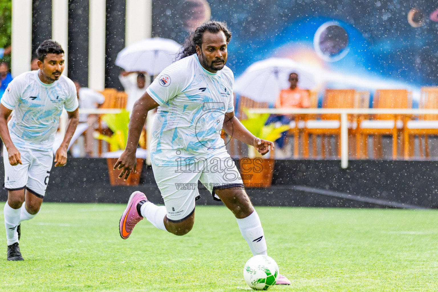 Joy Island vs THE RITZ CARLTON in Resort League 2025 (North Male Zone) day 8 was held on Wednesday, 10th September 2025 in One And Only Reethi Rah Maldives Resort, Photos: Areef Adam / images.mv