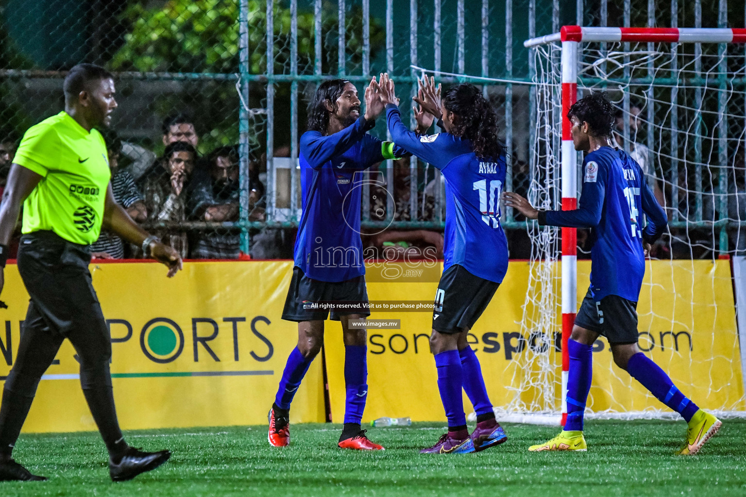 Team Fenaka vs Team Civil Court in Club Maldives Cup 2022 was held in Hulhumale', Maldives on Friday, 14th October 2022. Photos: Nausham Waheed / images.mv