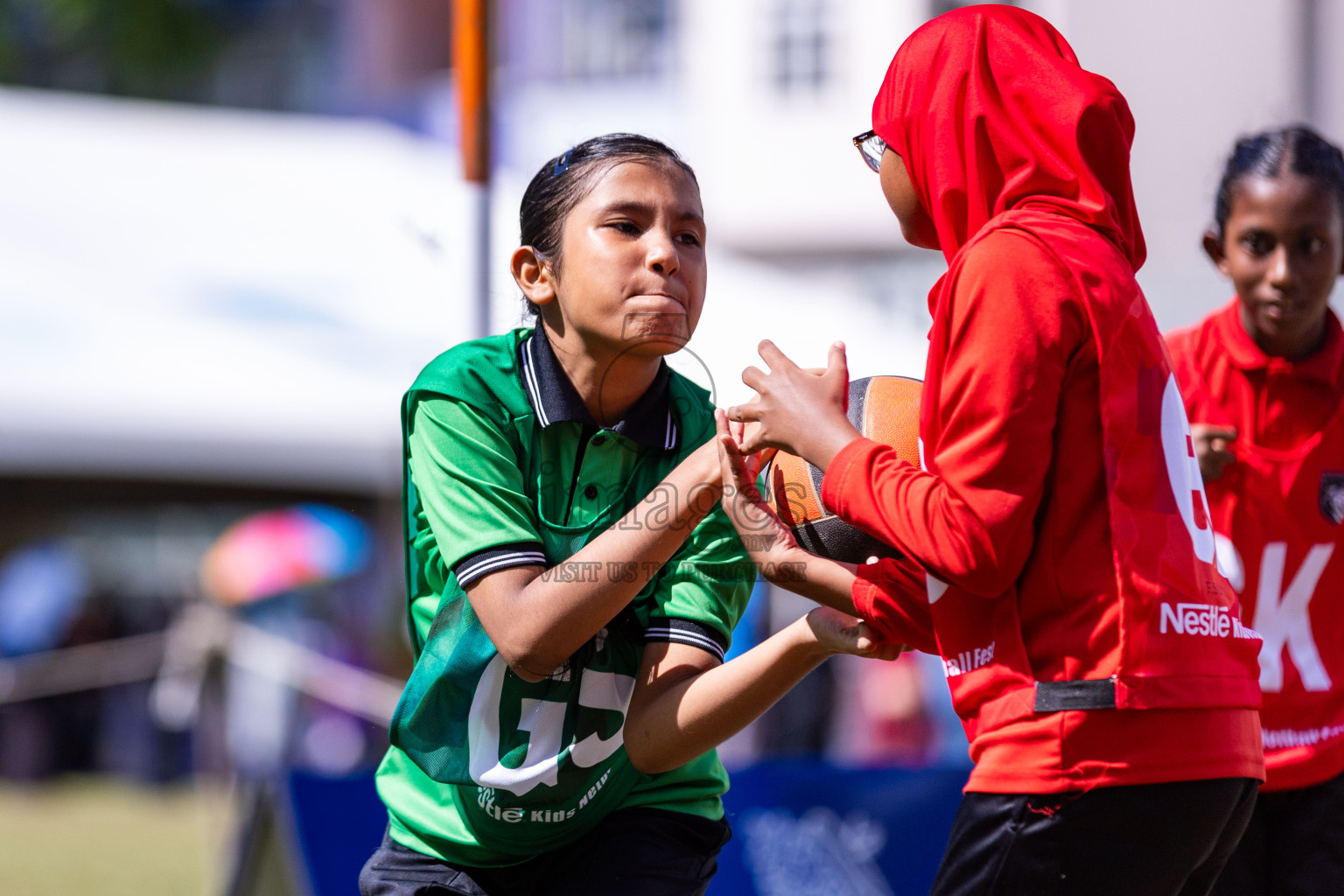 Day 3 of Nestle' Kids Netball Fiesta 2023 held in Henveyru Stadium, Male', Maldives on Saturday, 2nd December 2023. Photos by Nausham Waheed / Images.mv