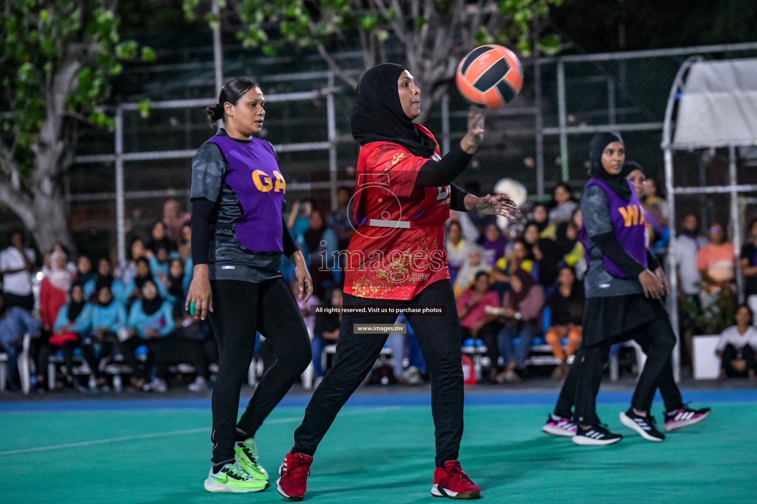 Final of Inter-School Parents Netball Tournament was held in Male', Maldives on 4th December 2022. Photos: Nausham Waheed / images.mv