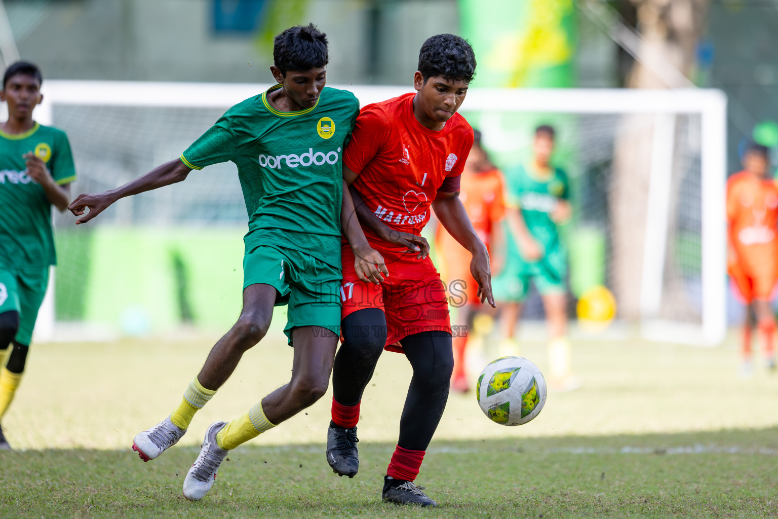 Day 4 of MILO Academy Championship 2024 (U-14) was held in Henveyru Stadium, Male', Maldives on Sunday, 3rd November 2024. Photos: Ismail Thoriq / Images.mv