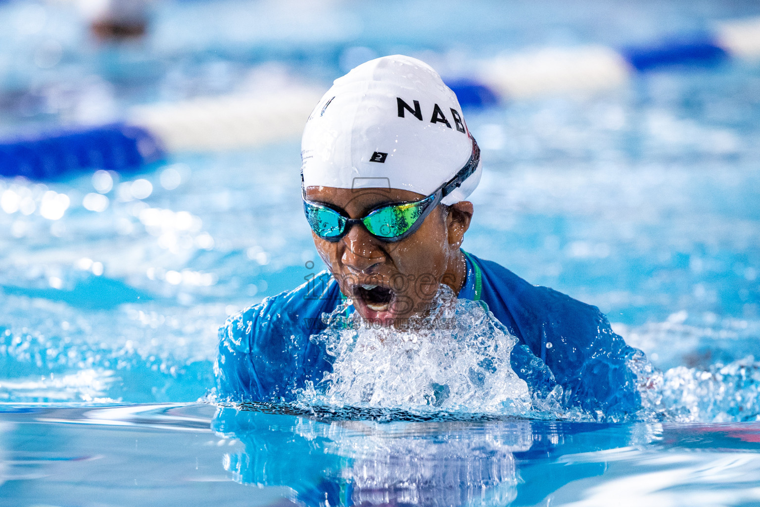 Day 4 of 20th Inter-school Swimming Competition 2024 held in Hulhumale', Maldives on Tuesday, 15th October 2024. Photos: Ismail Thoriq / images.mv