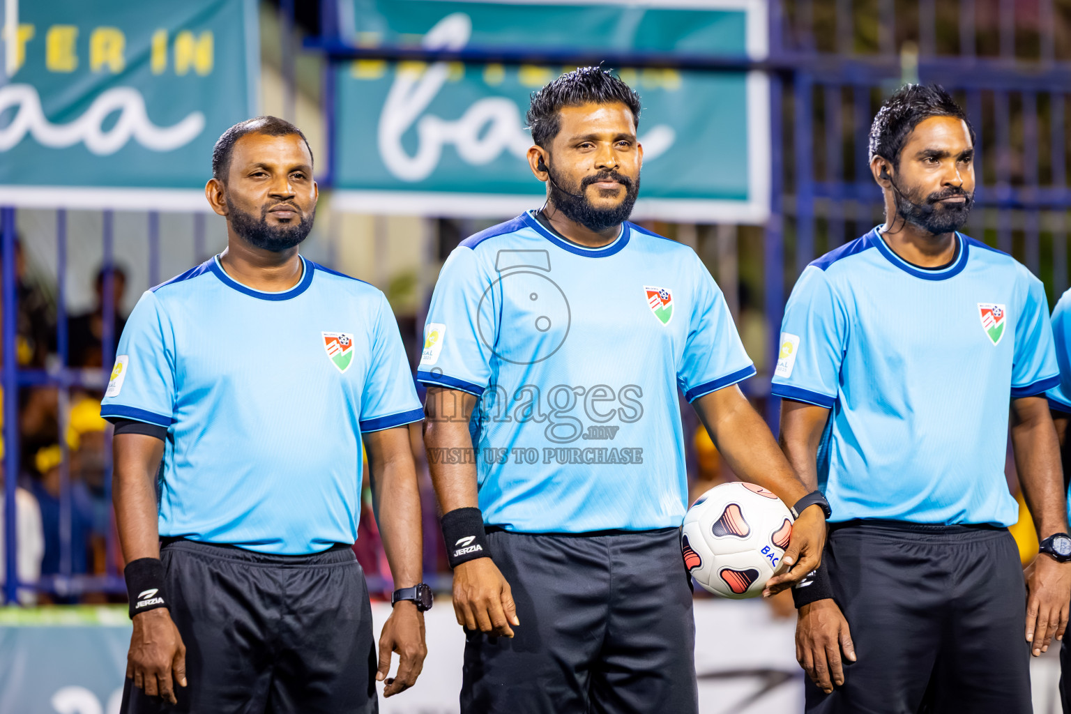 Eydhafushi vs Thulhaadhoo in Semi Finals of Better in Baa Futsal Fiesta 2025 Men's division held in B. Eydhafushi, Maldives on Saturday, 15th November 2025. Photos: Nausham Waheed / images.mv