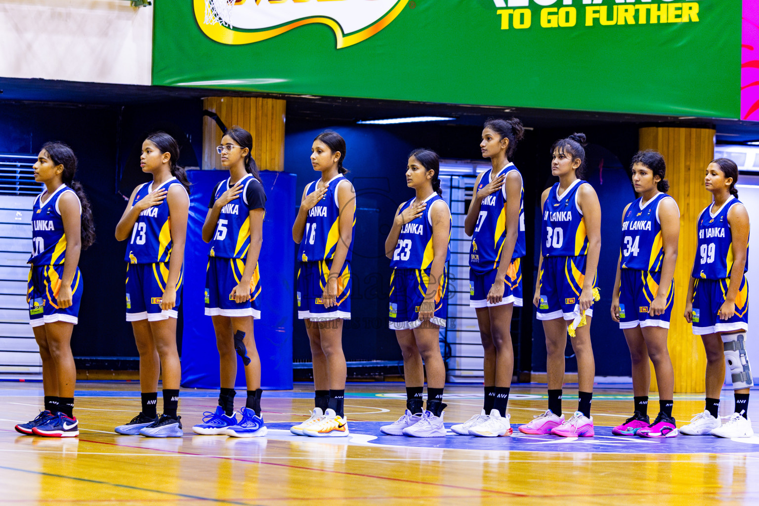 India vs SriLanka in Day 1 of Under 16 Woman's Asian Cup SABA Qualifiers 2025 was held in Social Center, Male', Maldives on 12th June 2025. Photos: Nausham Waheed / images.mv
