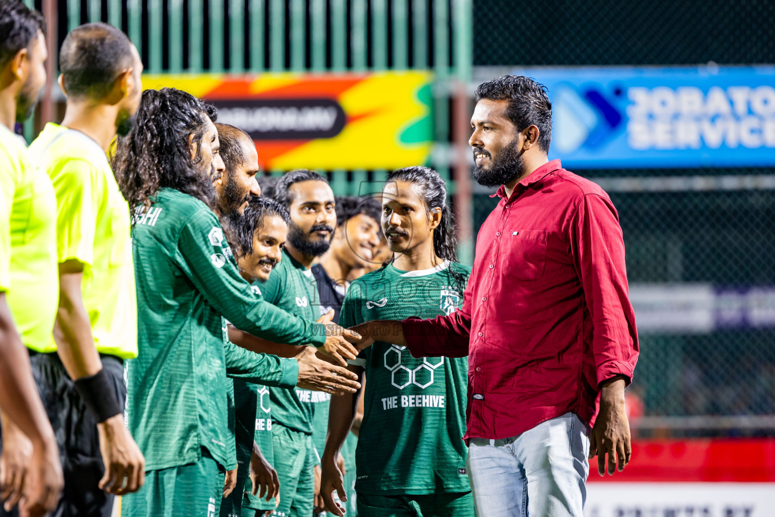 Th Thimarafushi vs Th Dhiyamigili in Day 10 of Golden Futsal Challenge 2025 was held on Tuesday, 14th January 2025, in Hulhumale', Maldives Photos: Nausham Waheed / images.mv