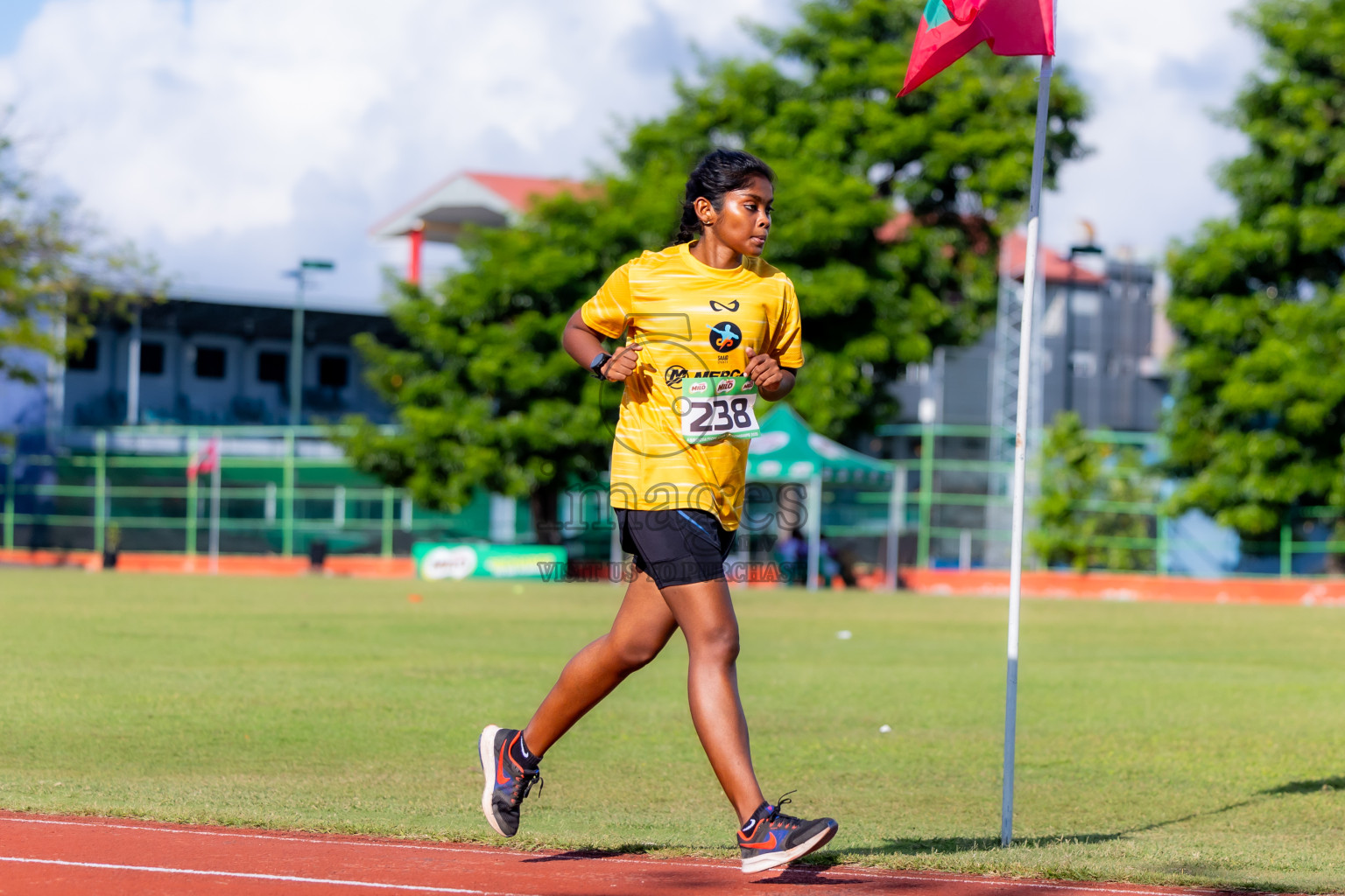 Day 2 of 12th Milo Association Championships was held in Ekuveni Track at Male', Maldives on Friday, 25th April 2025. Photos: Nausham Waheed / images.mv