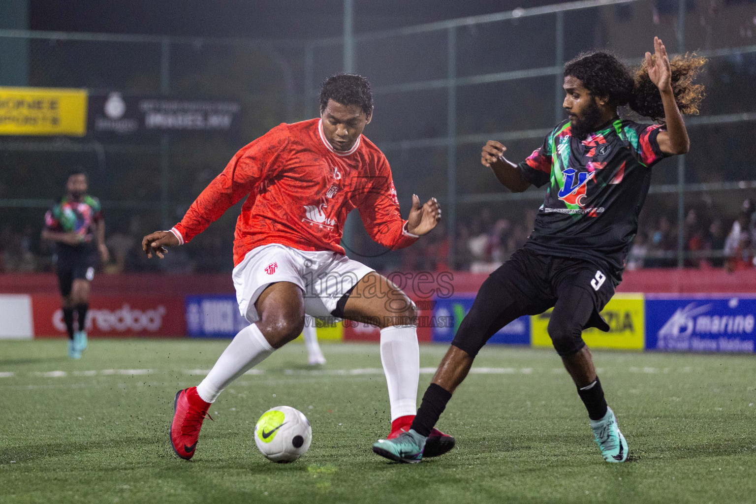 HA. Utheemu vs HA. Thuraakunu in Day 1 of Golden Futsal Challenge 2024 was held on Monday, 15th January 2024, in Hulhumale', Maldives Photos: Nausham Waheed  / images.mv