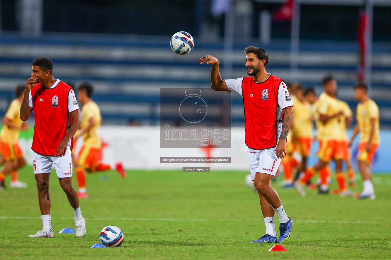 Bhutan vs Lebanon in SAFF Championship 2023 held in Sree Kanteerava Stadium, Bengaluru, India, on Sunday, 25th June 2023. Photos: Nausham Waheed / images.mv