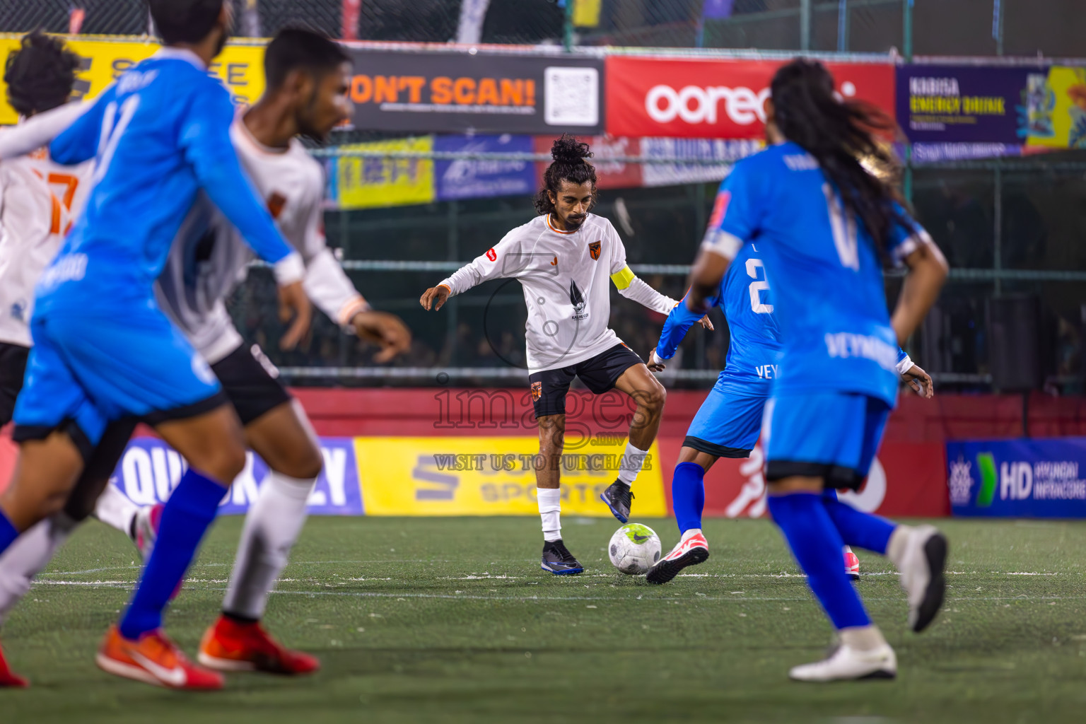 Th Veymandoo vs Th Hirilandhoo in Day 11 of Golden Futsal Challenge 2024 was held on Thursday, 25th January 2024, in Hulhumale', Maldives
Photos: Ismail Thoriq / images.mv