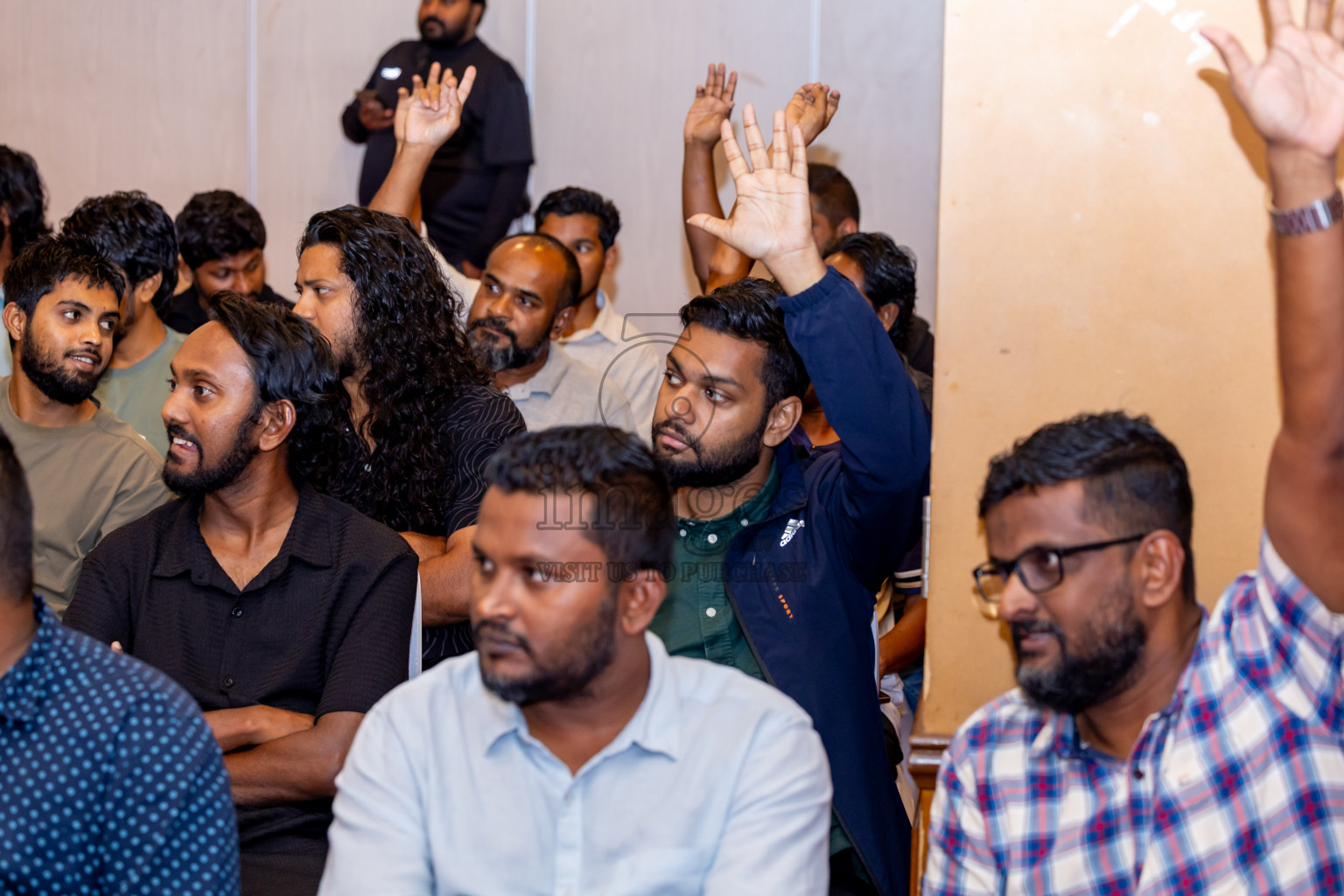 Draw Ceremony of Office League 2025 held in Male', Maldives on Saturday, 12th April 2025. Photos: Nausham Waheed / images.mv