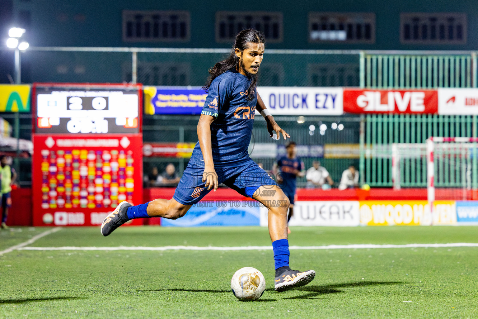 S Hithadhoo vs S Feydhoo in zone round on Day 32 of Golden Futsal Challenge 2025 was held on Wednesday , 5th February 2025, in Hulhumale', Maldives. Photos: Nausham Waheed / images.mv