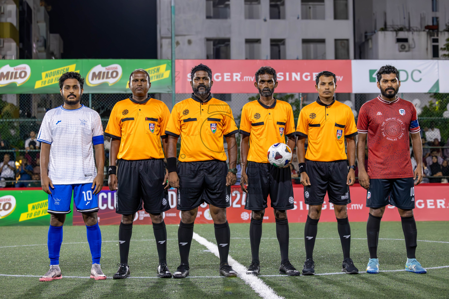 Team Badhahi vs Kulhivaru Vuzaara Club in the Semi-finals of Club Maldives Classic 2024 held in Rehendi Futsal Ground, Hulhumale', Maldives on Thursday, 19th September 2024. Photos: Ismail Thoriq / images.mv