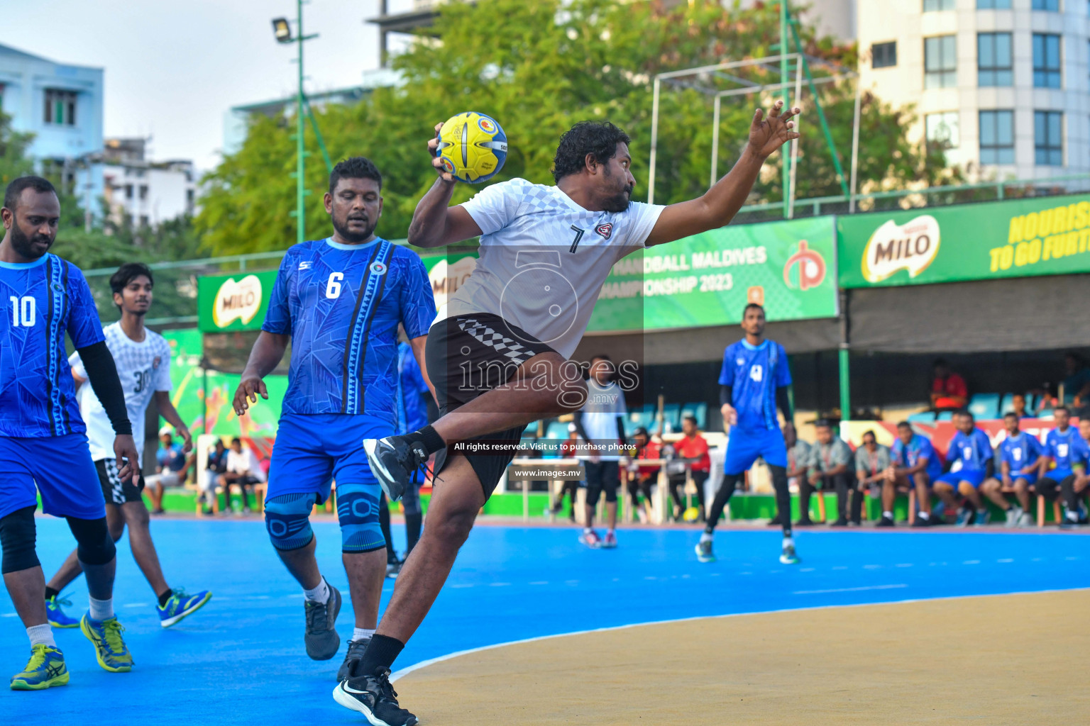 Day 2 of 6th MILO Handball Maldives Championship 2023, held in Handball ground, Male', Maldives on Friday, 21st May 2023 Photos: Nausham Waheed/ Images.mv