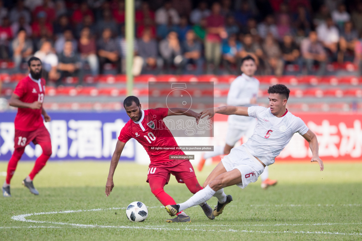 Maldives vs Philliphines  in FIFA World Cup Qatar 2022 & AFC Asian Cup China 2023 Qualifier on 14th November 2019 in Male, Maldives Photos: Ismail Thoriq/images.mv