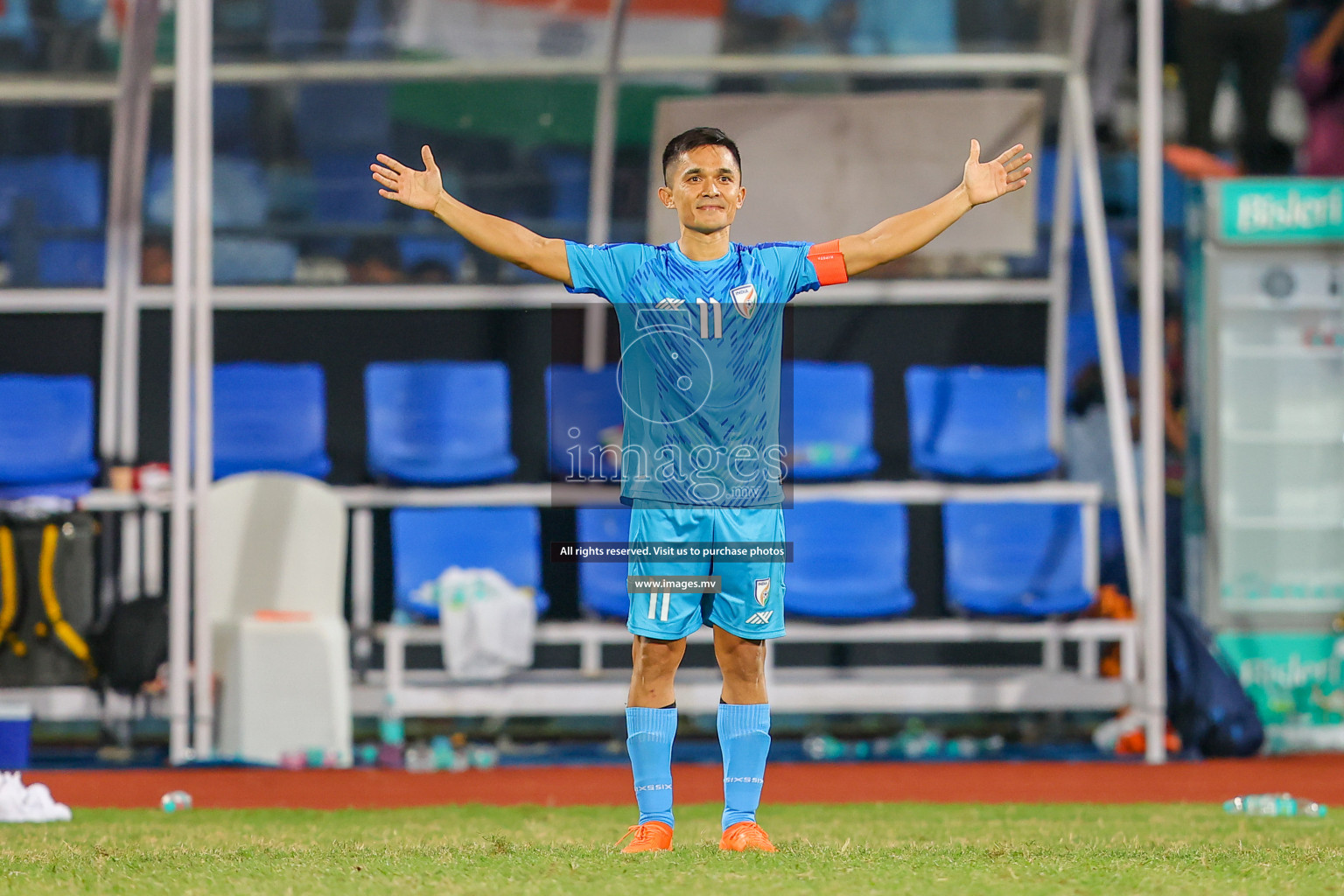 Lebanon vs India in the Semi-final of SAFF Championship 2023 held in Sree Kanteerava Stadium, Bengaluru, India, on Saturday, 1st July 2023. Photos: Nausham Waheed / images.mv