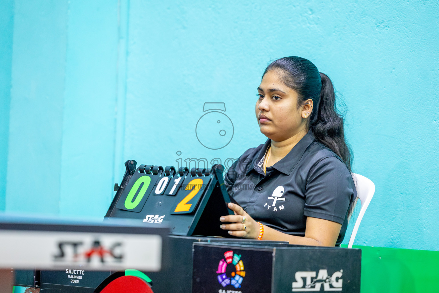 Day 2 of Interschool Table Tennis Tournament 2025 held at Male' TT Hall, Male', Maldives on Thursday, 15th May 2025. Photos By: Ismail Thoriq / images.mv