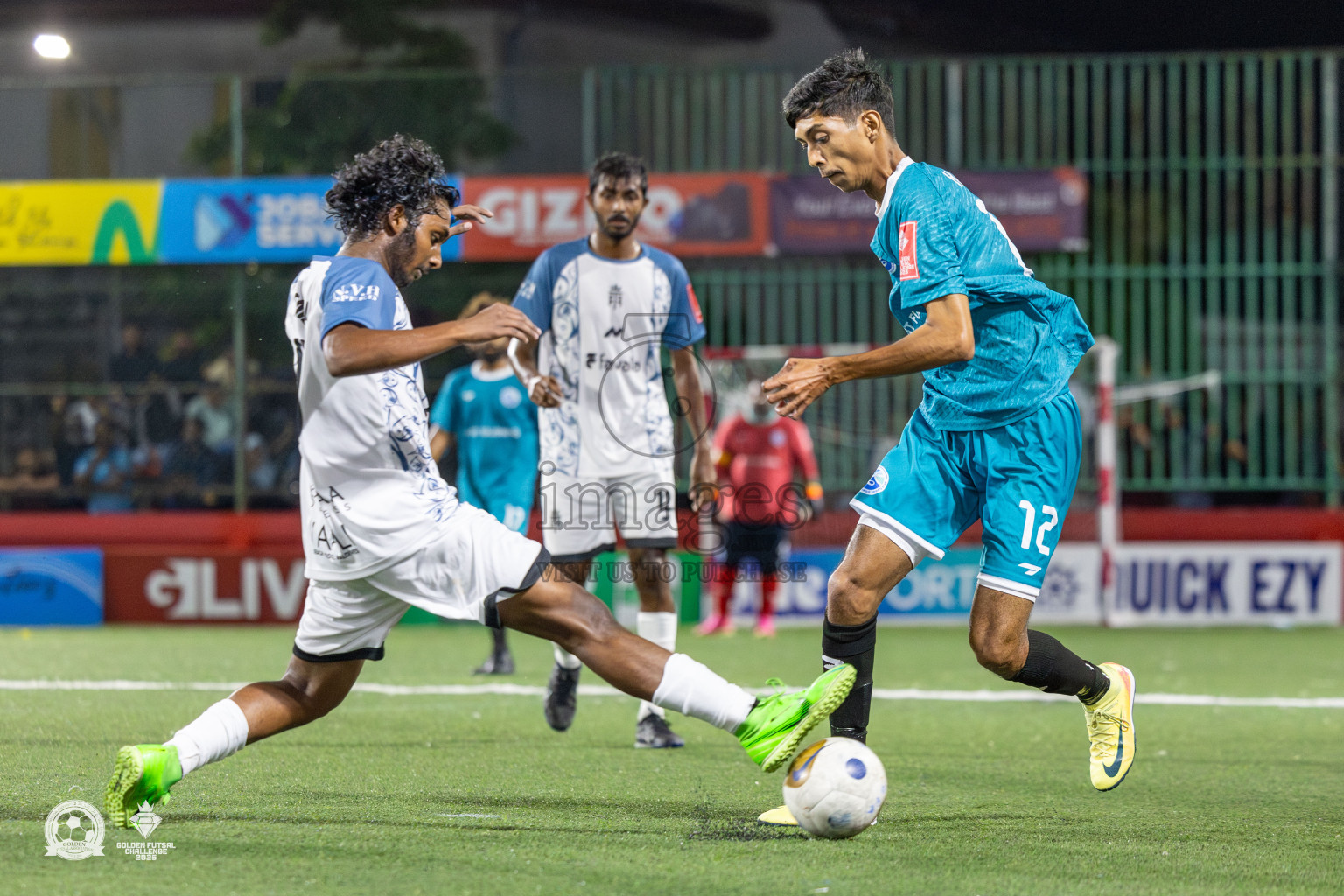 V. Fulidhoo vs V. Felidhoo in Day 12 of Golden Futsal Challenge 2025 was held on Thursday, 16th January 2025, in Hulhumale', Maldives Photos: Mohamed Mahfooz Moosa / images.mv